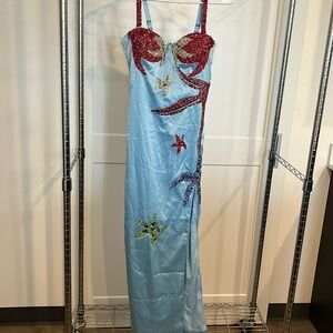 Mermaid Dress High Slit